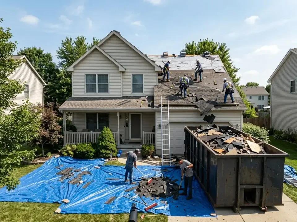 roof-replacement-debris-remova-004 — frequently asked questions, Cheapest Dumpster Rentals in Granbury, TX